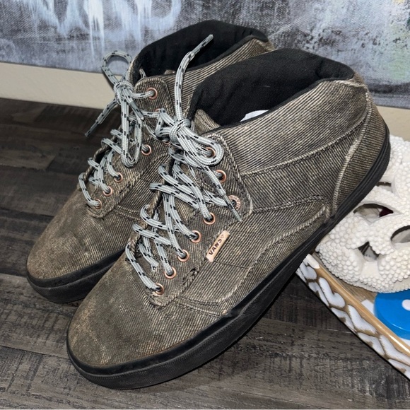 Vans Bedford Acid Denim Black Men's Skateboarding Shoes - Picture 5 of 12